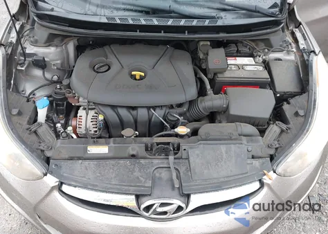 2012 Hyundai Elantra Gls из США, поврежденный, VIN 5NPDH4AE5CH118953